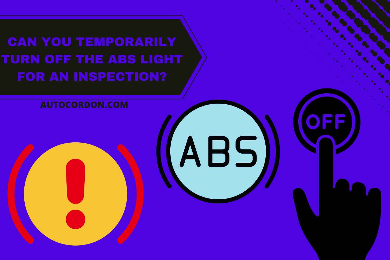 Can you temporarily turn off the ABS light for an inspection